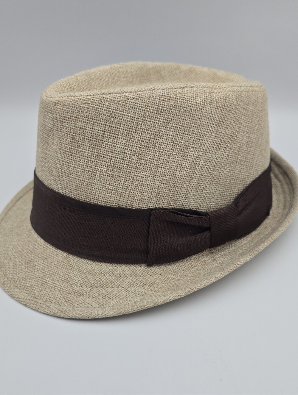 Target Beige Polyester Trilby Fedora Hat OSFM
